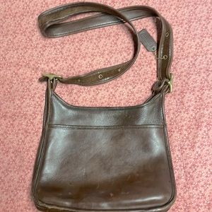 Vintage leather coach bag